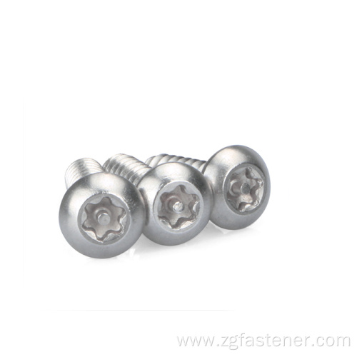 Stainless steel Pan head plum anti-theft tappping screw